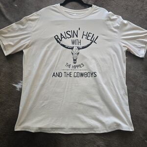 Raisin' Hell Graphic Tee - Cream